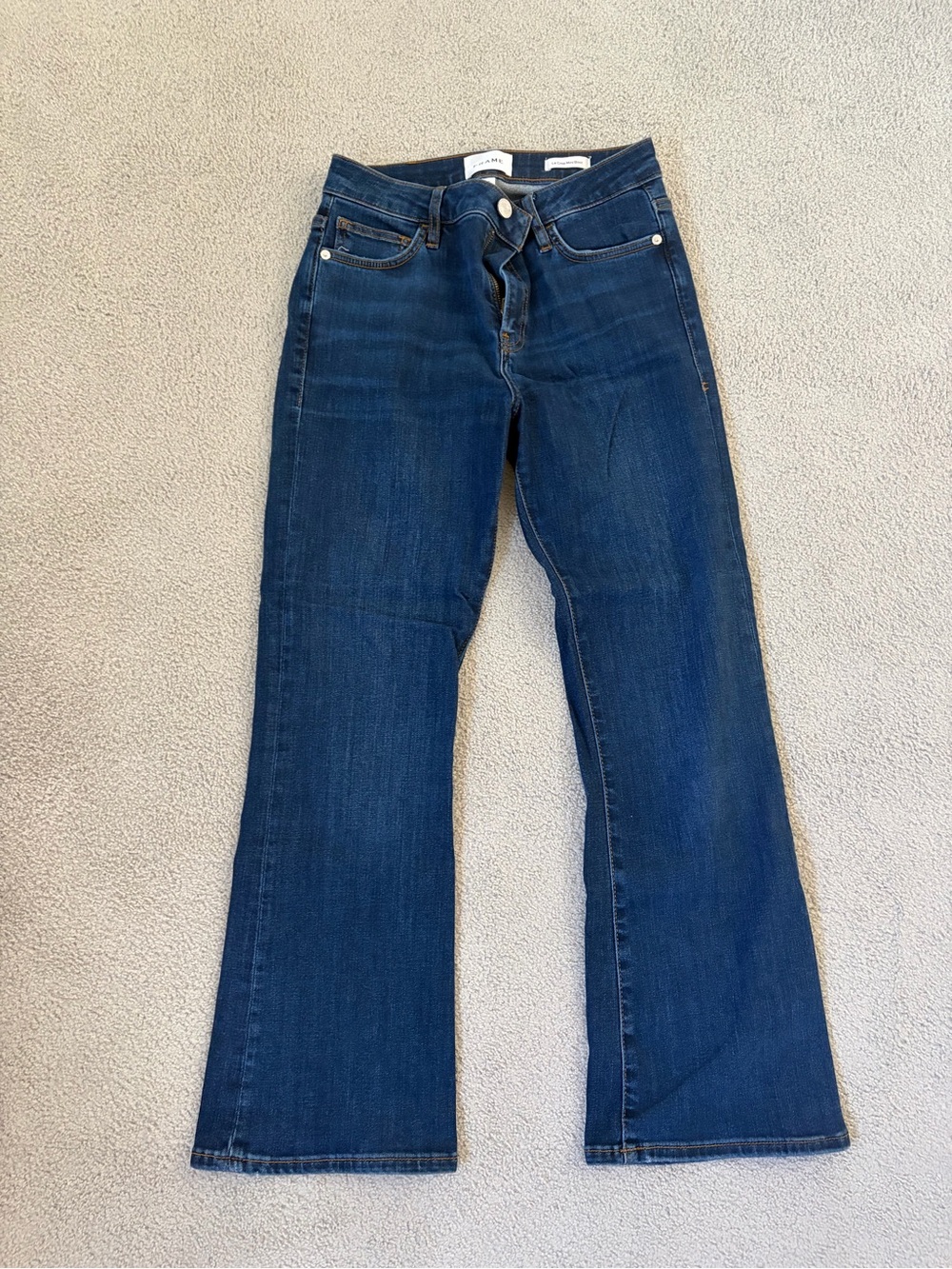 NWOT Frame Le Crop Mini Boot Denim Jeans